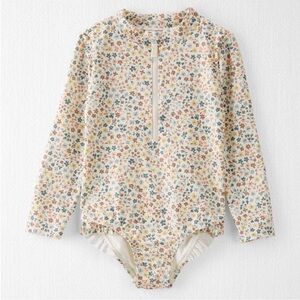 Kids Floral Long Sleeve Rashguard